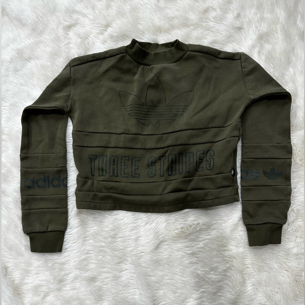 Adidas cropped sweatshirt